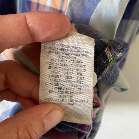 Boden Mens Shirt Plaid Button Down Size L Casual Collared Long Sleeve Cotton - Picture 13 of 13